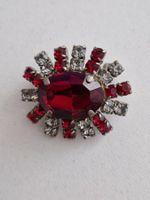 Charmante Brosche aus den 50ziger Jahren, silberfarben