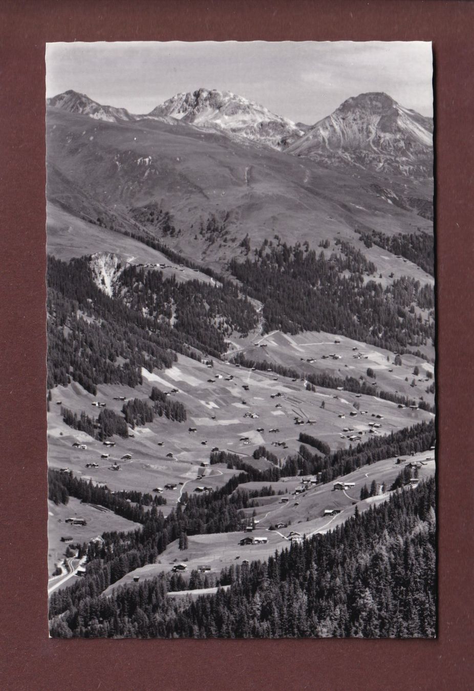 Cartoline postali: DAVOS - Spina und Längmatte – Usato da Pully venduto da nicecards