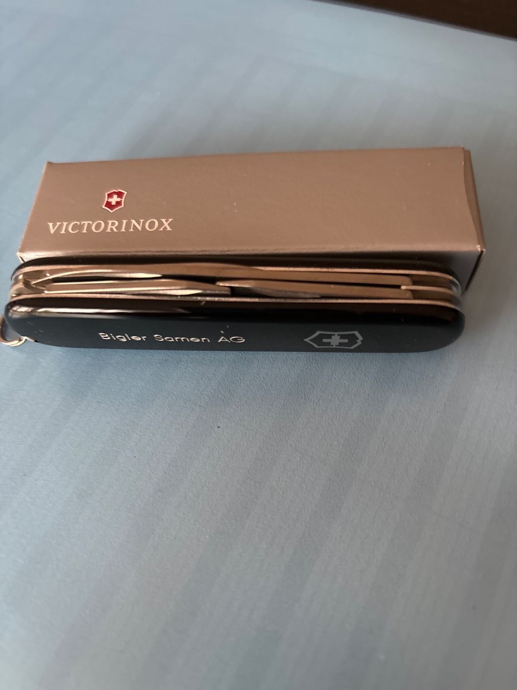Victorinox Coltelli tascabile: Victorinox Sackmesser Bigler Samen AG – Nuovo e nell'imballaggio originale da Uetendorf venduto da hoisle 1