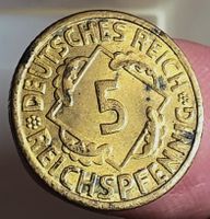 DEUTSCHLAND 5 REICHSPFENNIG 1925 F