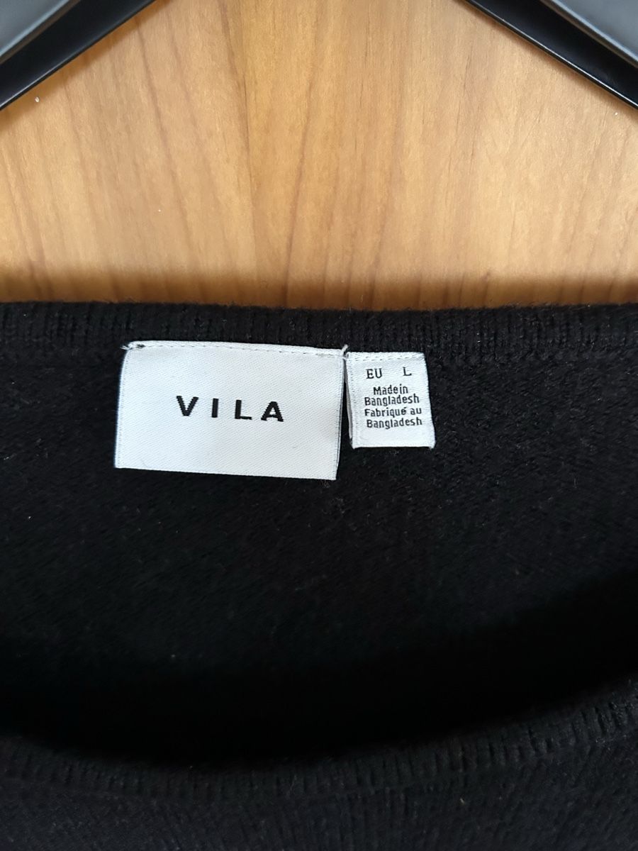 Vila Vestiti: Vila Strickkleid schwarz, Gr. L – Usato da chur venduto da corazon710 2