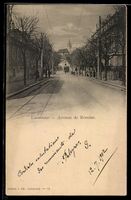 AK Lausanne, Avenue de Rumine, 1902