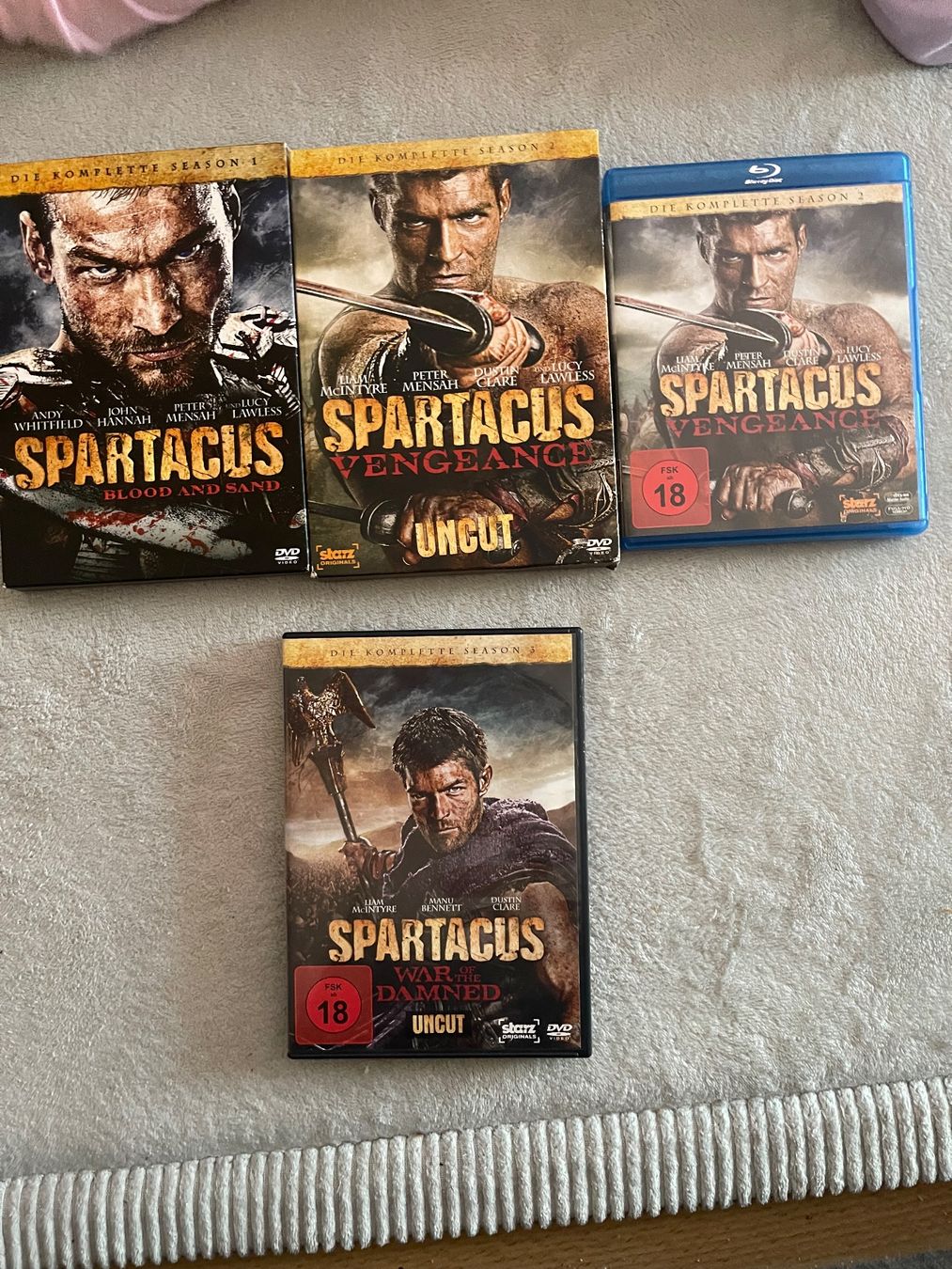 Alle DVDs: Spartacus – Neu (gemäss Beschreibung) aus Rothrist von Greekgirl1990