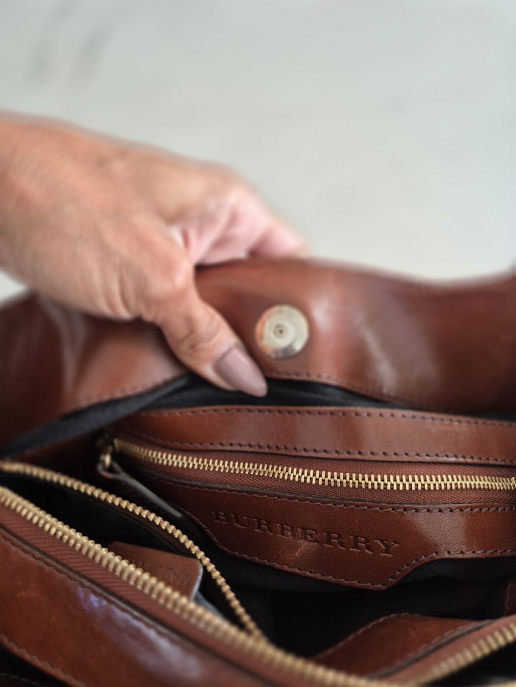 Burberry Borse da donna: Burberry Hepburn Vintage Handtasche – Usato da Weisslingen venduto da Airgate 4
