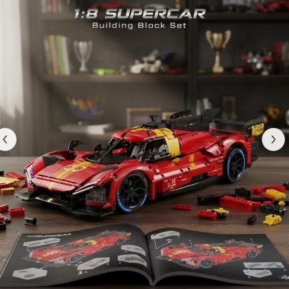 Kit di costruzioni: Sportwagen Modell 1:8  ca. 3200 Teile – Nuovo e nell'imballaggio originale da Horn venduto da Hoac24