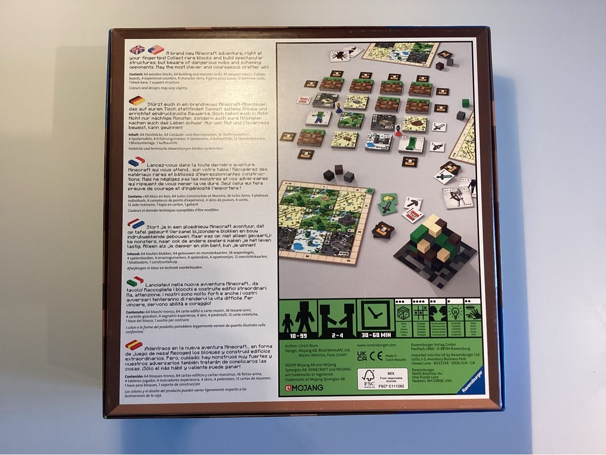Ravensburger Giochi: Minecraft Builders & Biomes Board Game Complete - Ages 10-99 – Nuovo (secondo la descrizione) da Steinhausen venduto da WillemV 1