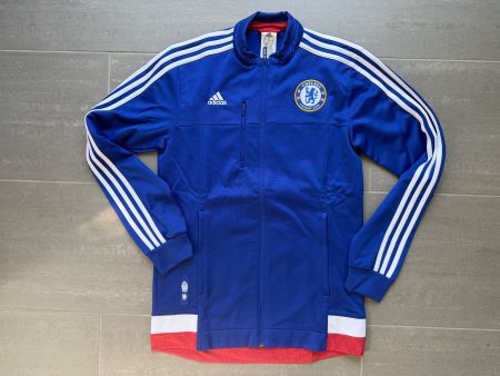 ADIDAS CHELSEA EINLAUF STADION ANTHEM JACKE, GRÖSSE S, NEU