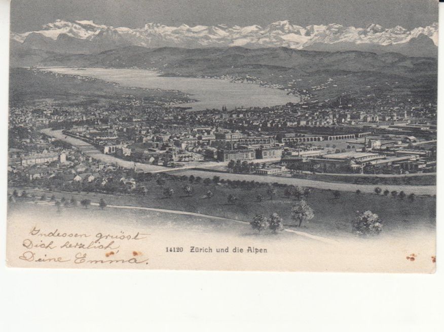 Cartoline postali: Zürich 1906 – Usato da Bürglen TG venduto da StampGraf