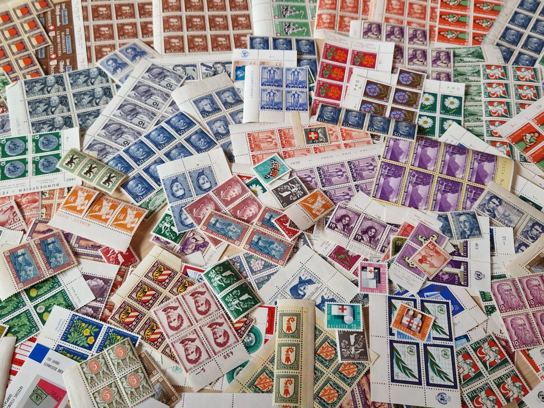 Tous les timbres: Grössere Ansammlung postfrischer BM, ab 1.- – D'occasion à Burgdorf par Glossy01 7