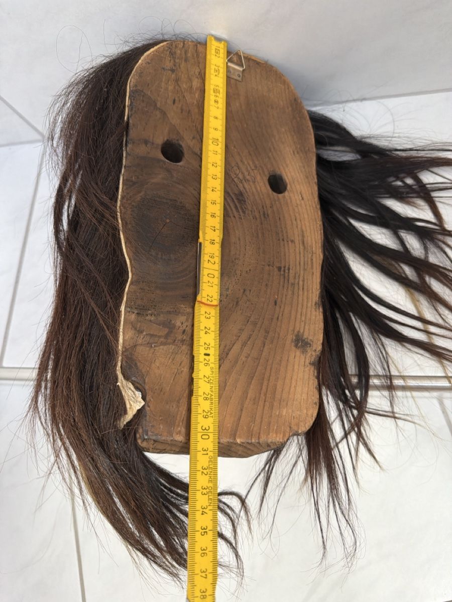 Sonstige Antiquitäten & Kunst: Alte Lötschentaler Holzmaske. – Gebraucht aus Biberist von Momo33 6