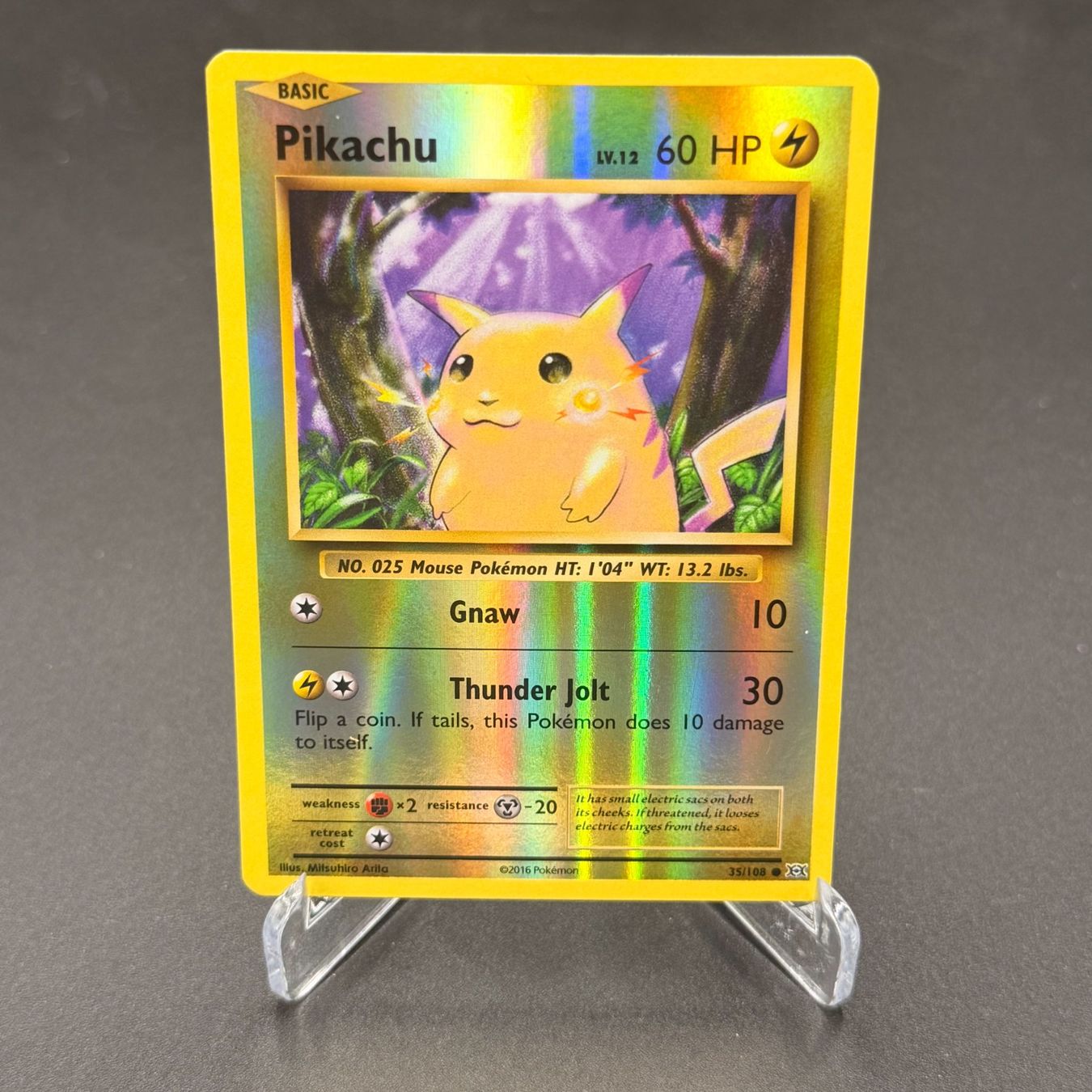 Pokémon Carte collezionabili: Pikachu 35/108 Reverse Holo Pokémon Englisch – Usato da Düdingen venduto da Nerdworld