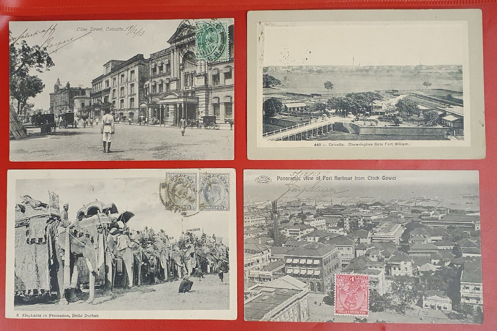 Cartoline postali: 4 ältere Ansichtskarte Indien – Usato da Kreuzlingen venduto da Rschweiz1