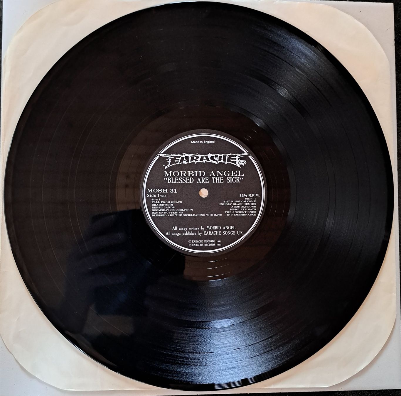 Dischi in vinile: Morbid Angel - Blessed are the Sick LP ORIGINAL – Usato da Solothurn venduto da Temple_of_Triton 5