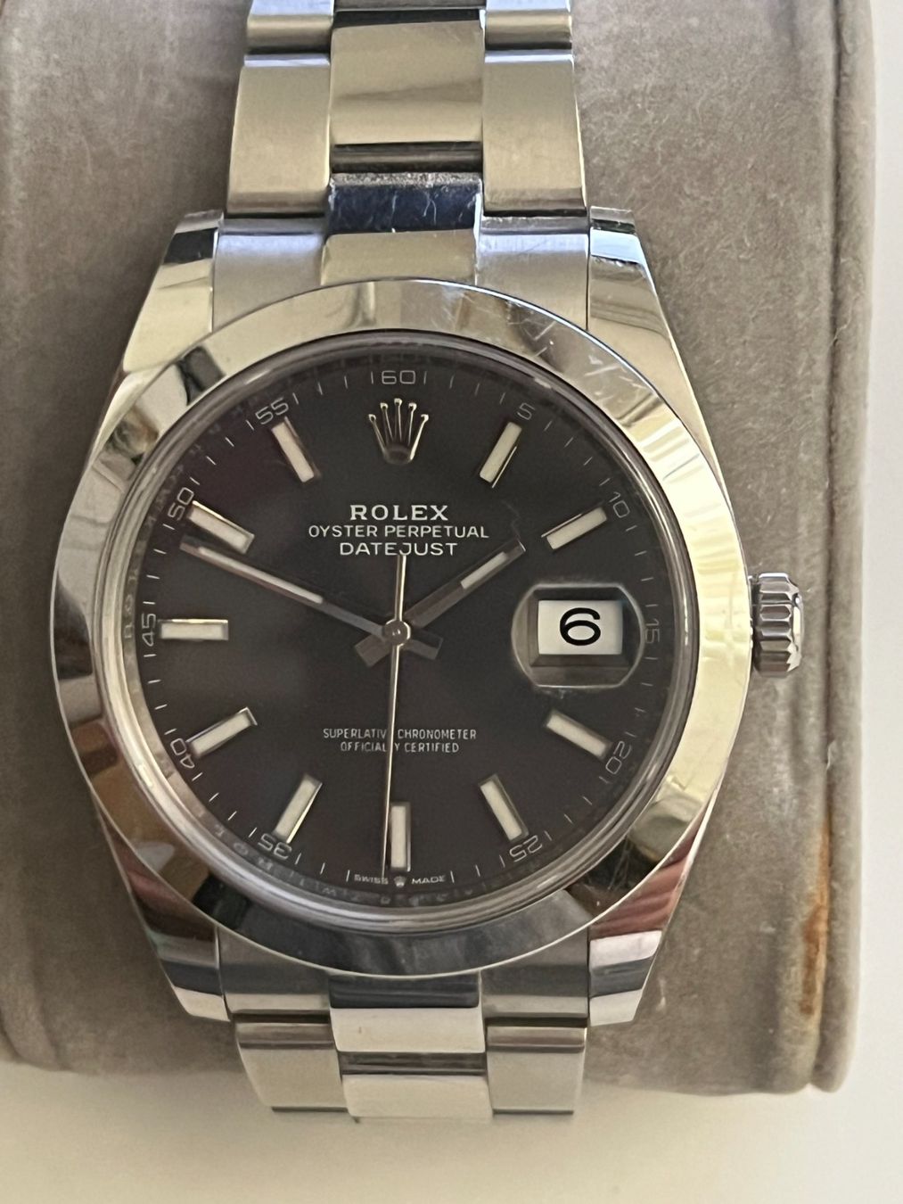 Rolex Orologi: ROLEX Datejust Rhodium Dial  41mm Full Set – Usato da Gränichen venduto da Paolosch