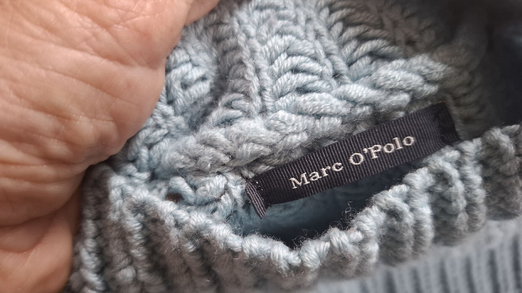 Maglioni & Felpe: Marc O'Polo Strickpullover, Gr. S, hellblau, 100% Schurwolle – Usato da Balzers venduto da silviahuaraz 3