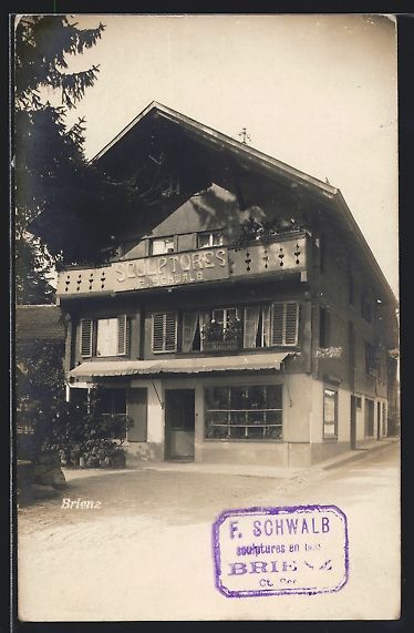 Cartes postales: AK Brienz, Sculptures F. Schwalb – D'occasion à Berlin par bartko-reher