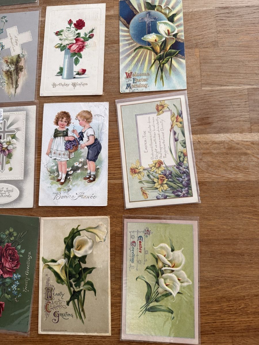 Cartoline postali: Konvolut Ansichtskarten Blumen und Ostern Glückwunschkarten – Usato da Goldach venduto da Messerguru 6