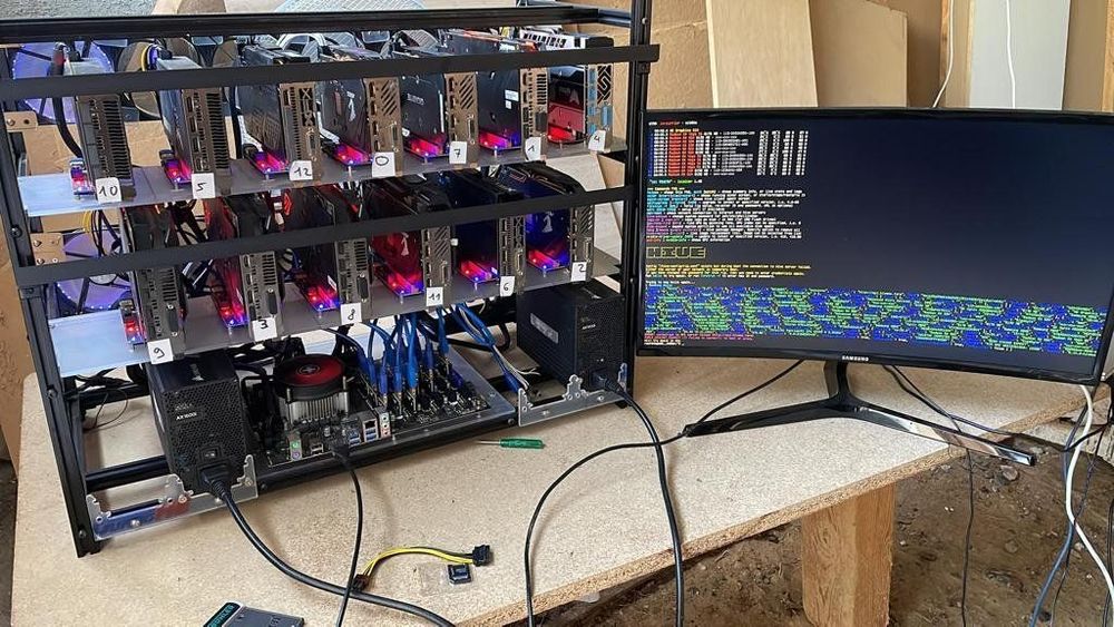 Mining Rig 490+ MH/s (Gebraucht) in St.Gallen für CHF 3200 – nur ...