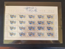 Flugpost Briefmarken Block postfrisch Jahrgang 1963