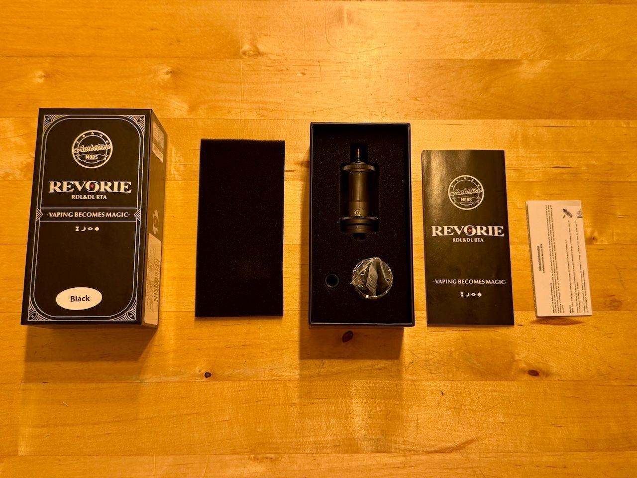 Altri Prodotti per fumatori: Ambition Mods - Revorie RDL&DL RTA - Black – Nuovo (secondo la descrizione) da Gretzenbach venduto da Spacemonk13 2