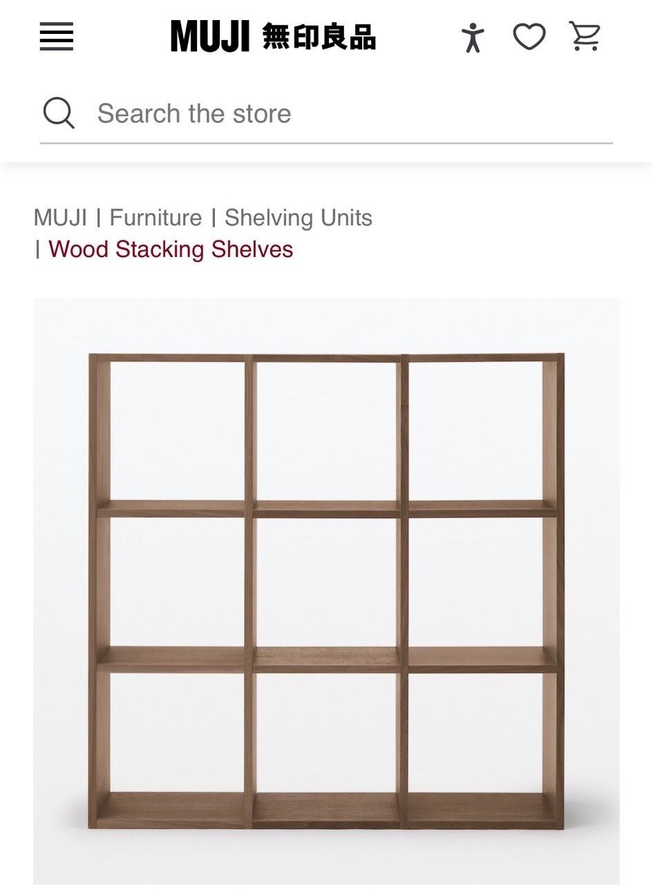 Scaffali: MUJI WALNUT wood shelving unit – Usato da Zürich venduto da LourdesMP 3