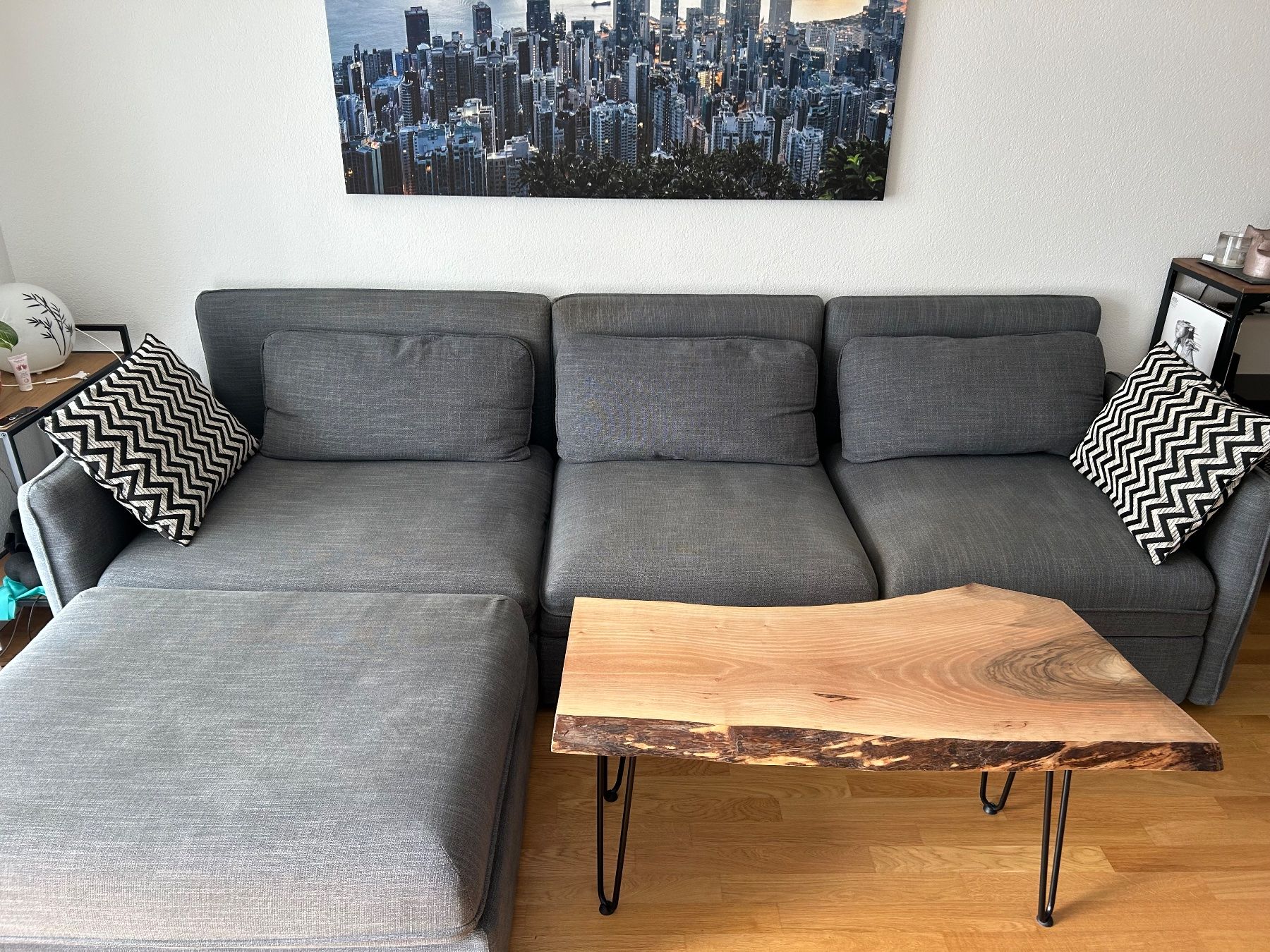 Ikea Sofas: Ecksofa grau mit Stauraum – D'occasion à Zürich par Sandman1203