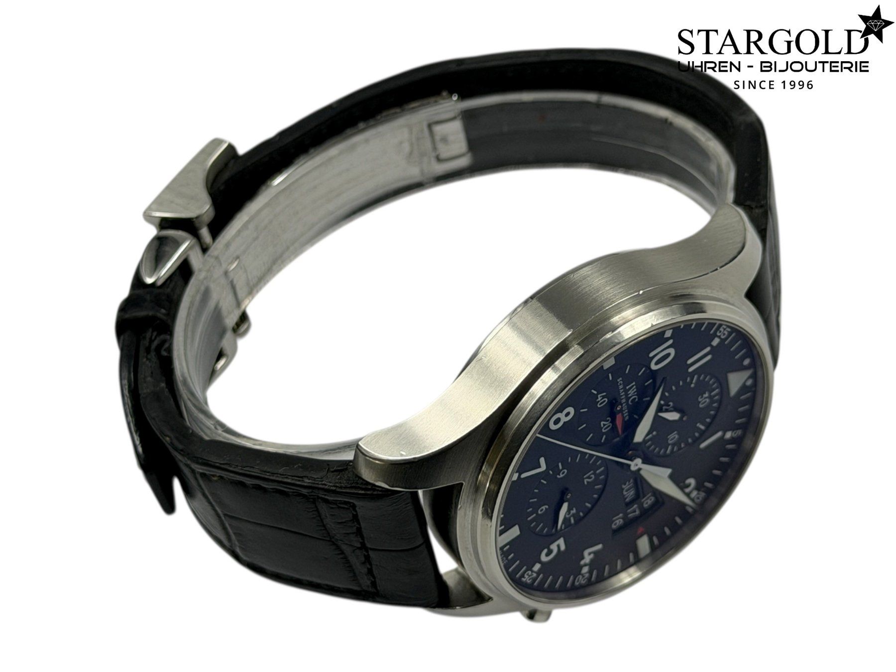 IWC Uhren: IWC Fliegeruhr Chronograph – Gebraucht aus Zürich von Stargold-Uhren 6