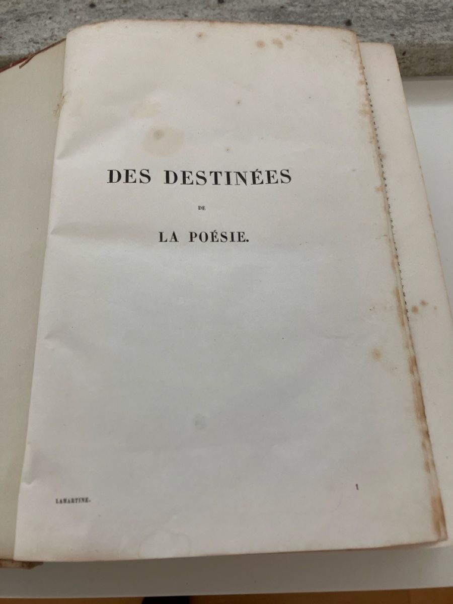 Libri: Oeuvres de Lamartine, 1840 – Usato da losone venduto da china06 2