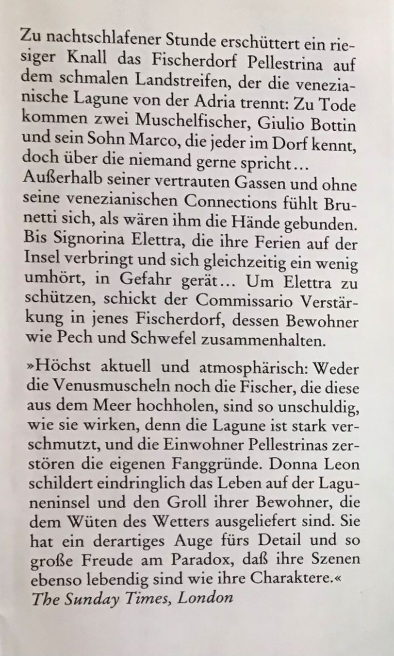 Libri: Donna Leon, Fall 10: Das Gesetz der Lagune – Usato da Bubendorf venduto da Alpenheidi 2