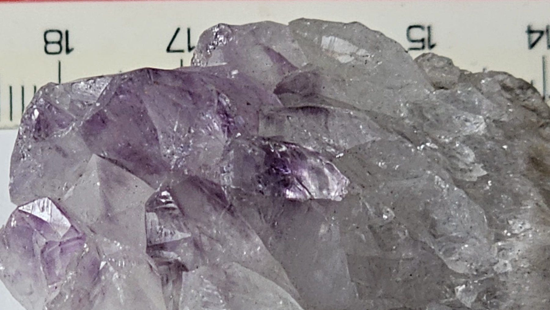 Mineralien & Heilsteine: Natural amethyst and quartz crystal cluster on matrix. – Gebraucht aus St-Légier-Chiésaz von nig_dk7p 3