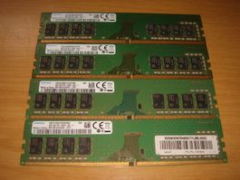 4 stück 8gb ddr4 2666 RAM für Computer. Getestet.