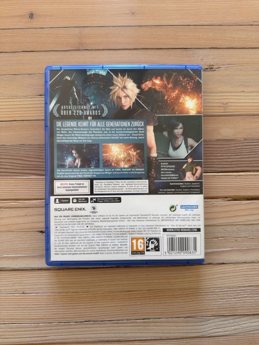 Sony Jeux: Final Fantasy VII Remake Intergrade PS5 neuwertig – D'occasion à Winterthur par pandorra11 2