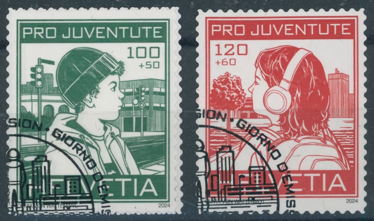 Tutti i francobolli: 2024 - Pro Juventute - Ersttag Stempel ET – Usato da Schindellegi venduto da stationary