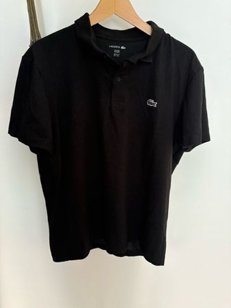Herren Polo Lacoste schwarz Grösse L guter Zustand