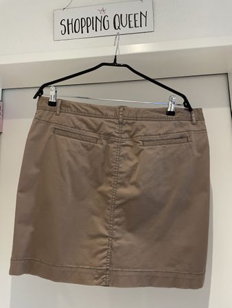 Tommy Hilfiger Mini-Rock taupe/braun, Gr. 42, NEU! SALE!