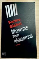 Livre "Meurtres pour rédemption" de Karine Giébel 