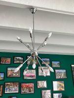 Vintage Sputnik Lampe, Chrom Design Leuchte, Top Zustand!