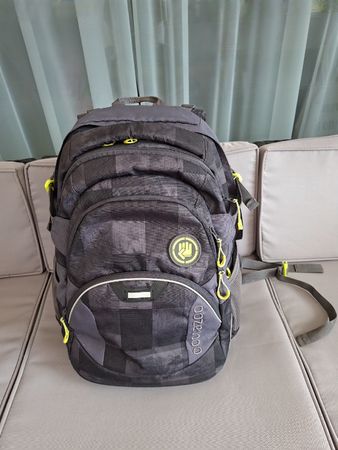 Sac à dos COOCAZOO Jobwobber gris noir occasion. 