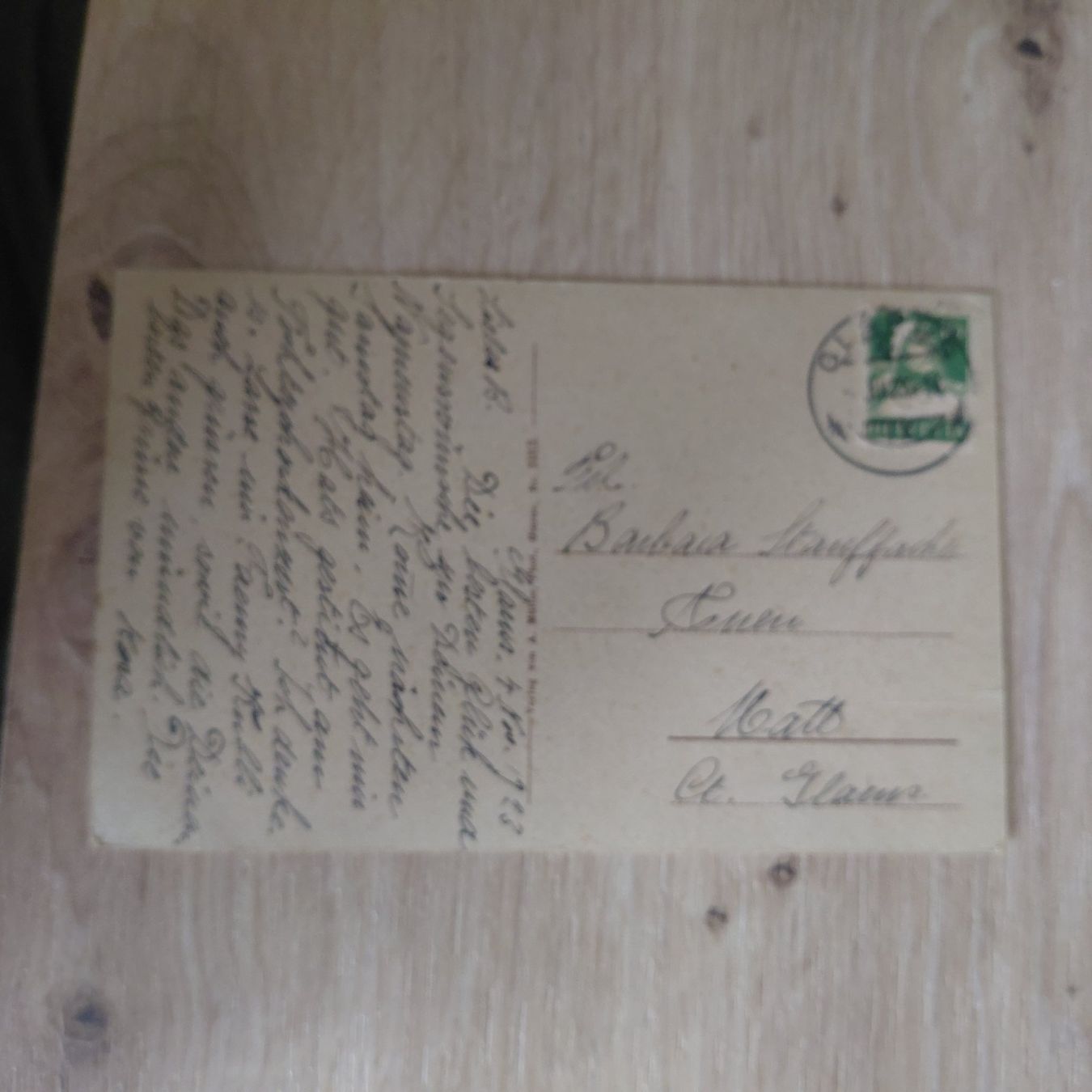 Ansichtskarten: Ansichtskarte von 1923 – Gebraucht aus luzern von Tinuvog
