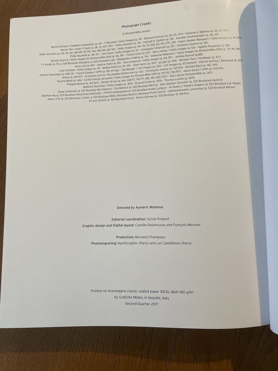 Libri: Richard Mille Monographie II – Usato da Basel venduto da RAMSESSOLEIL 1