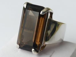 Ring mit Rauchquarz