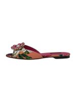 Dolce & Gabbana Bianca Mule EU 37 Mehrfarbig