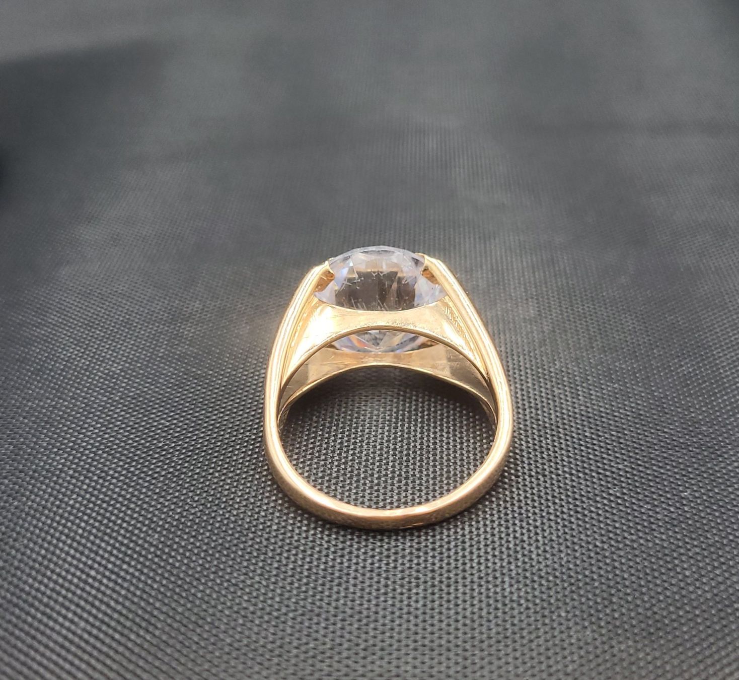 Anelli: 585 Rose Gold Solitär Ring Mit Stein – Usato da Wald ZH venduto da Dasilver 6