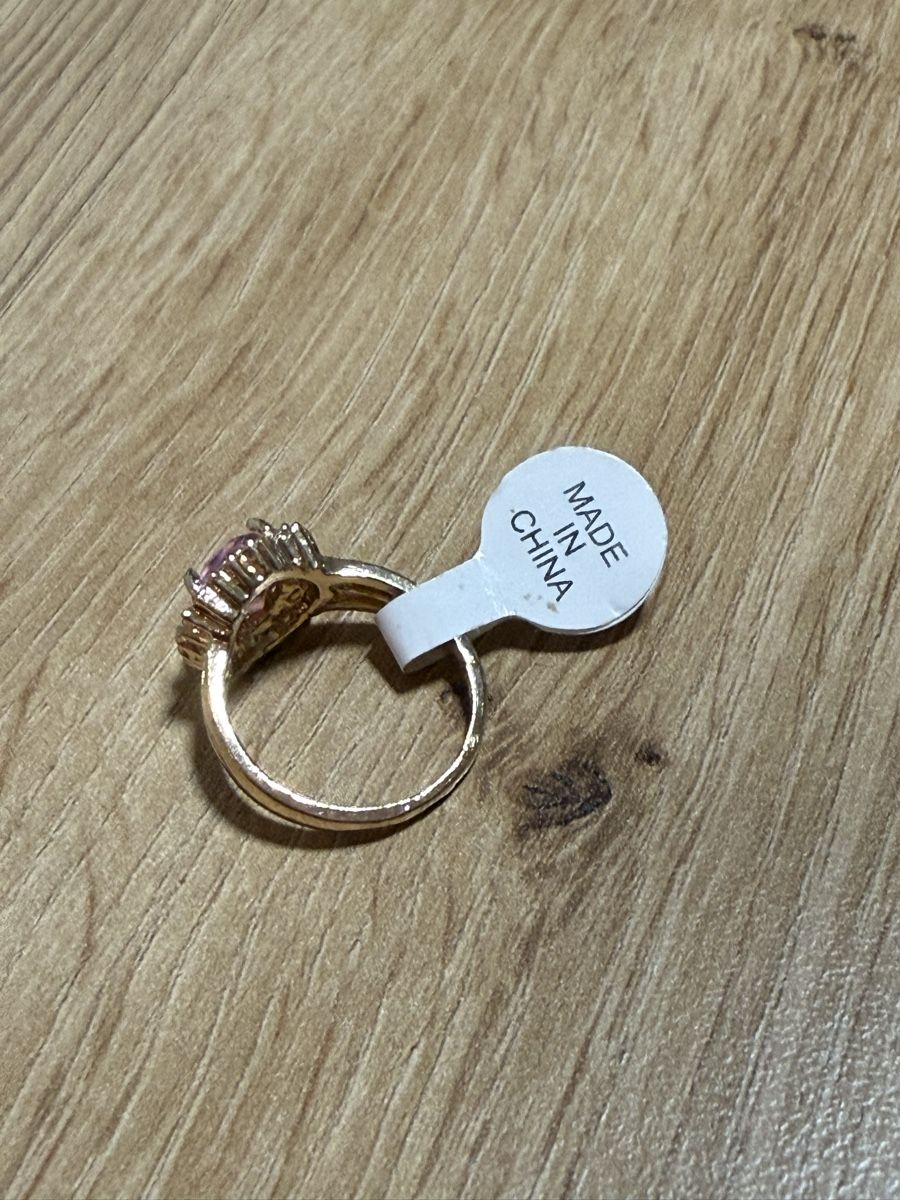Bagues: Ring rosa Stein, Grösse 18, neu – D'occasion à Luzern par ver_25gj