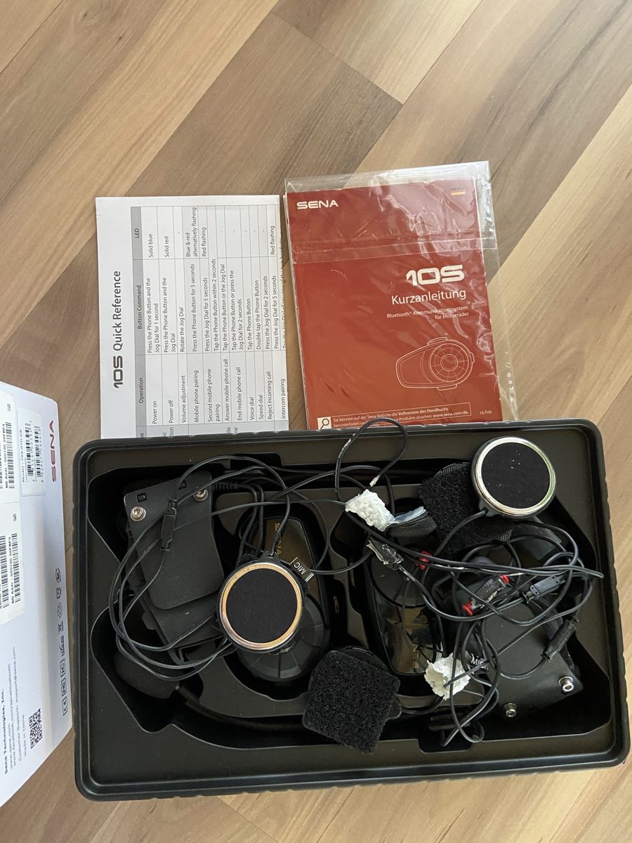 Sena Cuffie: Sena 10S DUAL Motorrad Bluetooth Kommunikationssystem – Usato da Boniswil venduto da Drohne10 3