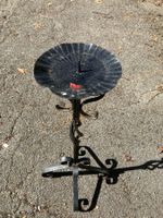 Schwarzer Kerzenständer aus Metall,  Deko Vintage 61cm Höhe