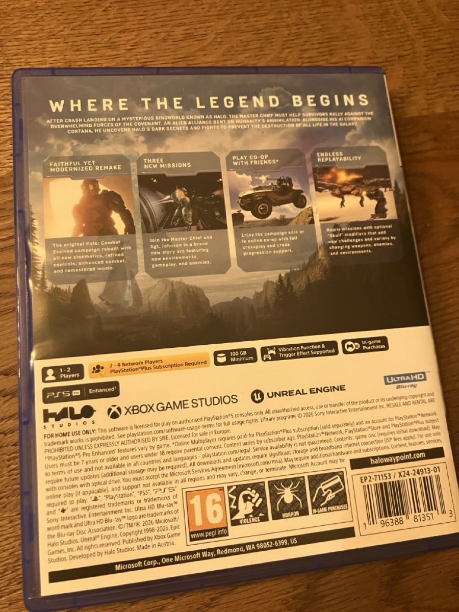 Sony Spiele: HALO PS5 – Neu (gemäss Beschreibung) aus Rüdlingen von Schnoegli2007 1