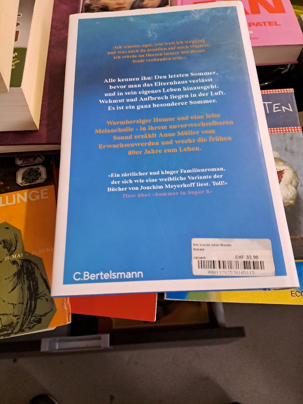 Bücher: Roman "Wer braucht schon Wunder" – Gebraucht aus Zürich von Schoebi19 2