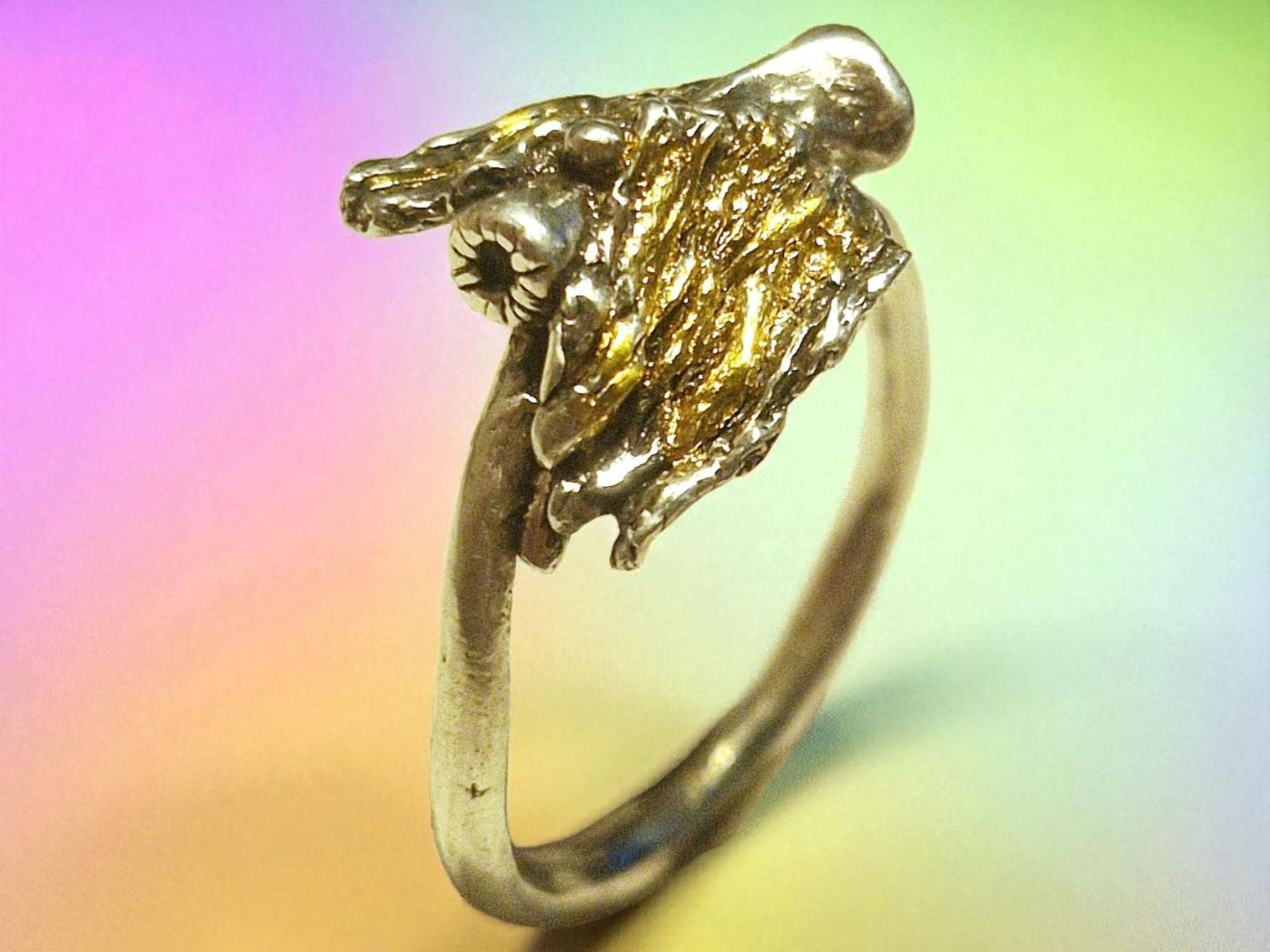 Ringe: Fairystyle Ring Silber mit Goldakzenten, Gr  55 – Neu und originalverpackt aus Aarau von Schmuckhoehle_MD 2