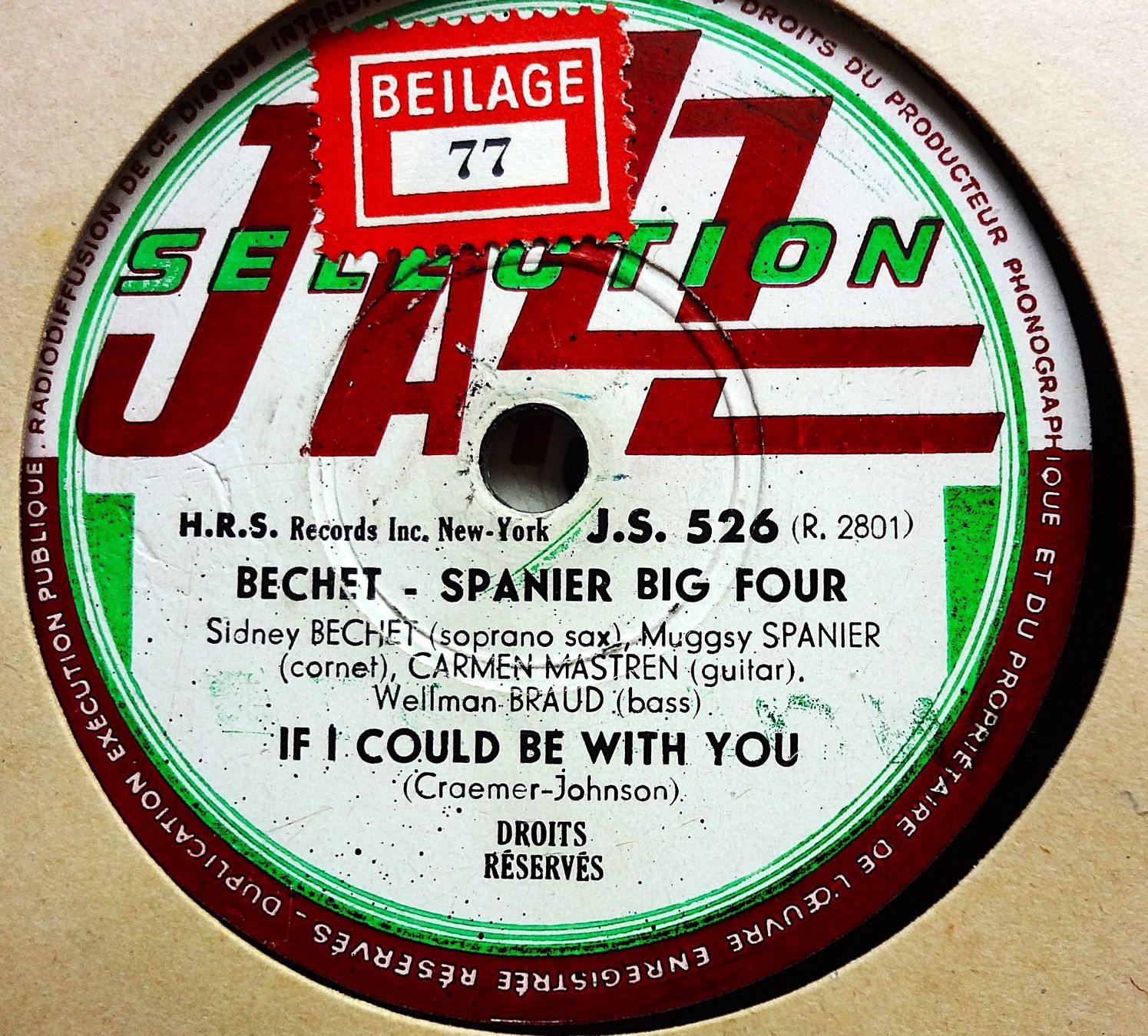 Dischi in vinile: Sidney Bechet, Album mit 12 Jazz Schellackplatten 30cm – Usato da Hemishofen venduto da Phonomandy 2